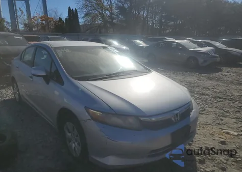 2012 Honda Civic Lx z USA, uszkodzony, nr VIN 2HGFB2F57CH306326